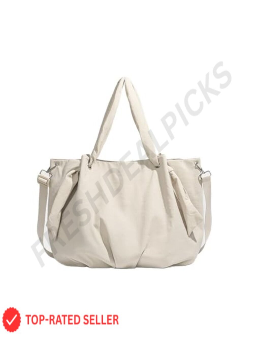 Nylon Crossbody Bag Large Casual Tote Shoulder Purse Lightweight Canvas Zipper